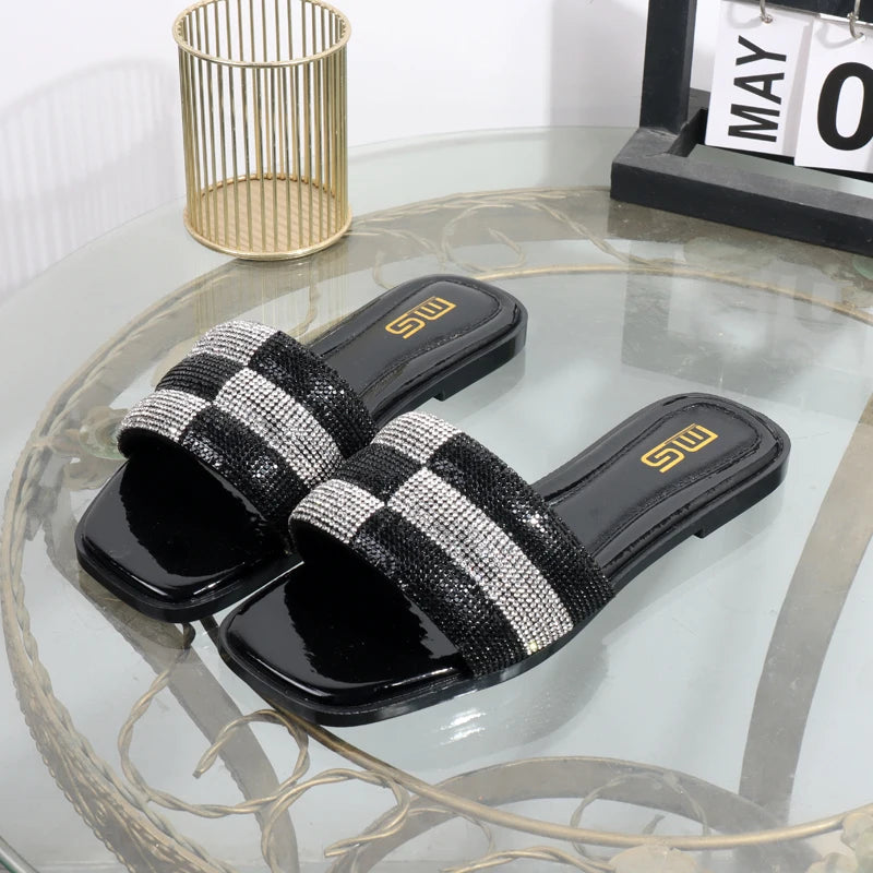 Black Luxury Slides