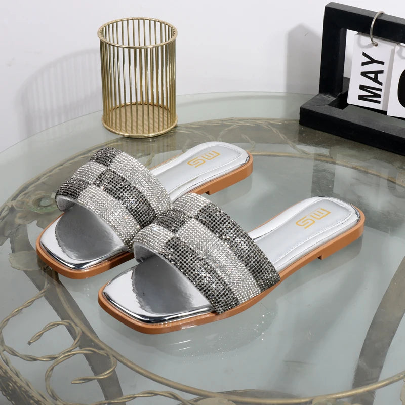 Black Luxury Slides