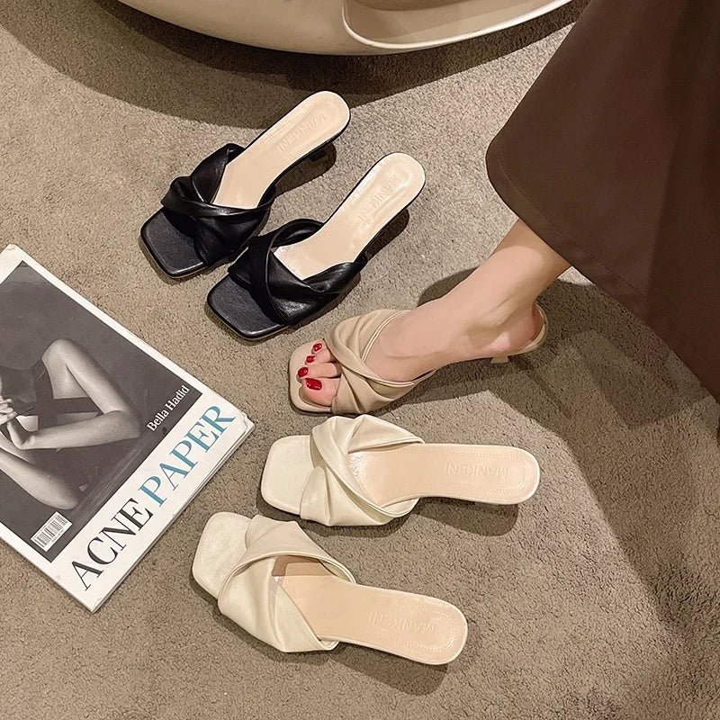 Pointed Mule Heels