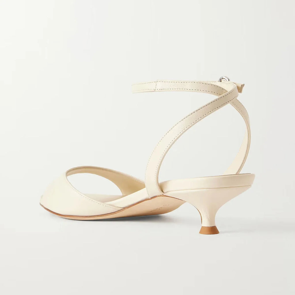 Cowhide Buckle Sandals