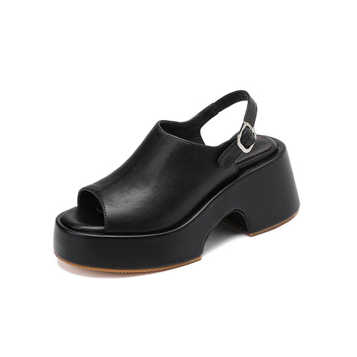 Brown Summer Wedges