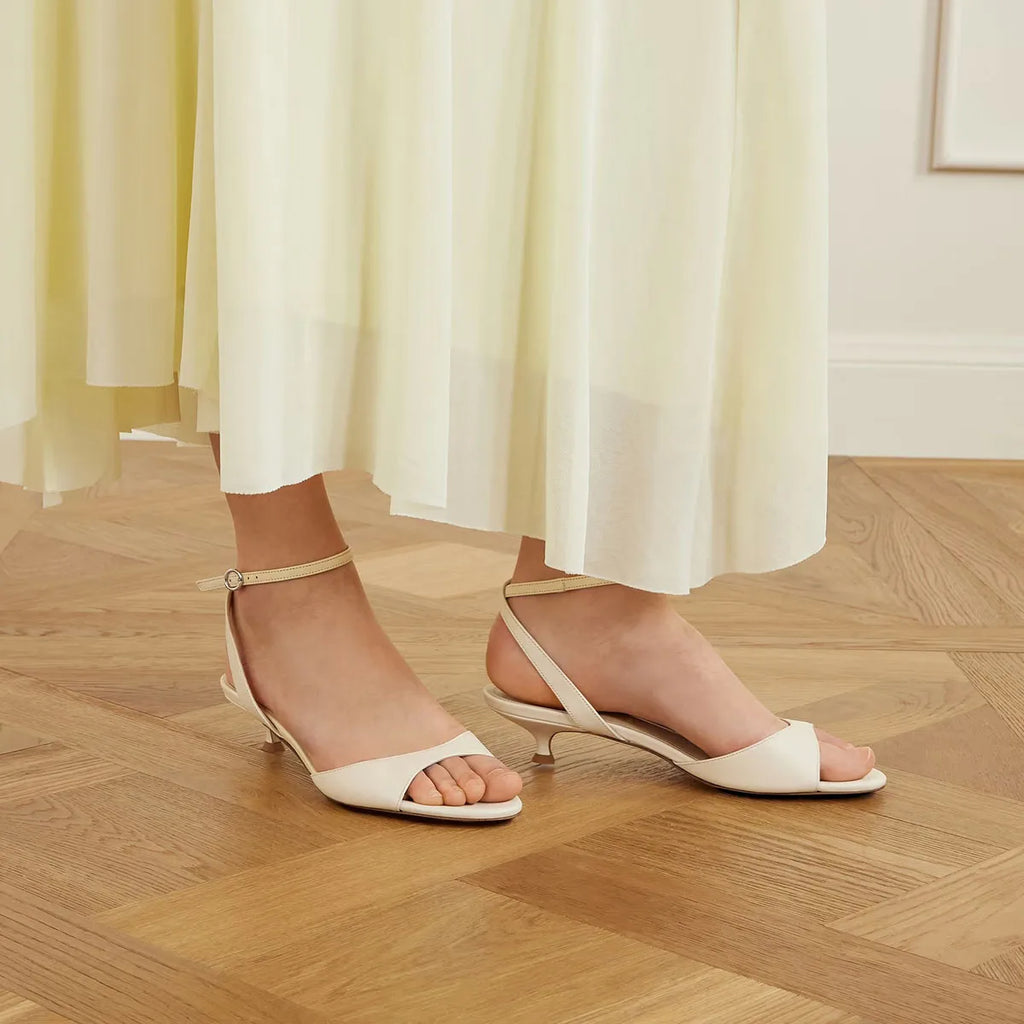 Cowhide Buckle Sandals