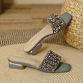 Peep Toe Slides