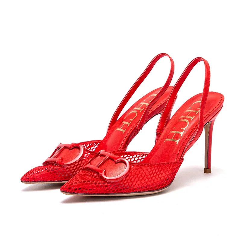Elegant Mesh Sandals