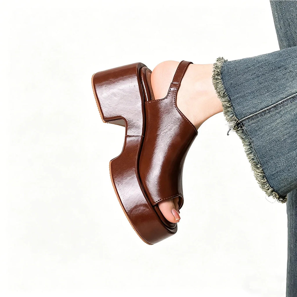 Brown Summer Wedges