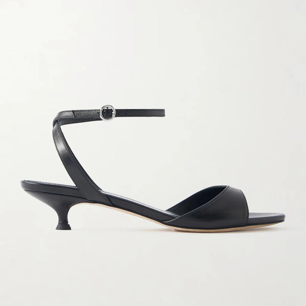 Cowhide Buckle Sandals