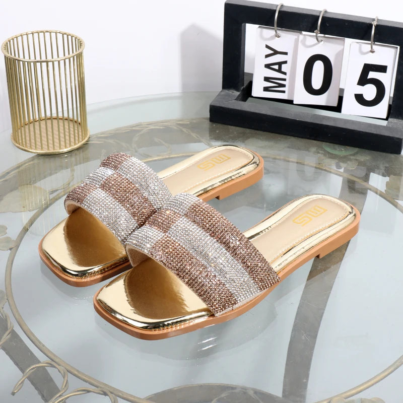Black Luxury Slides