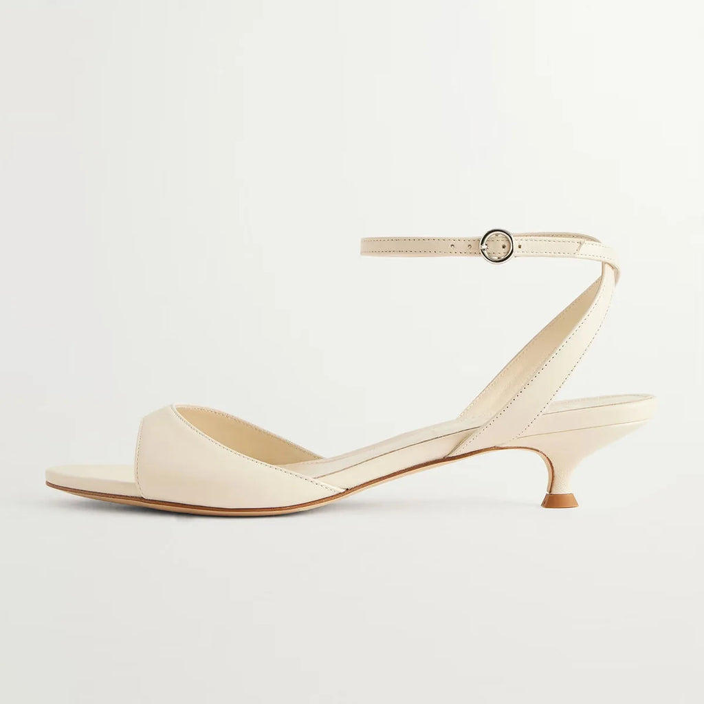 Cowhide Buckle Sandals