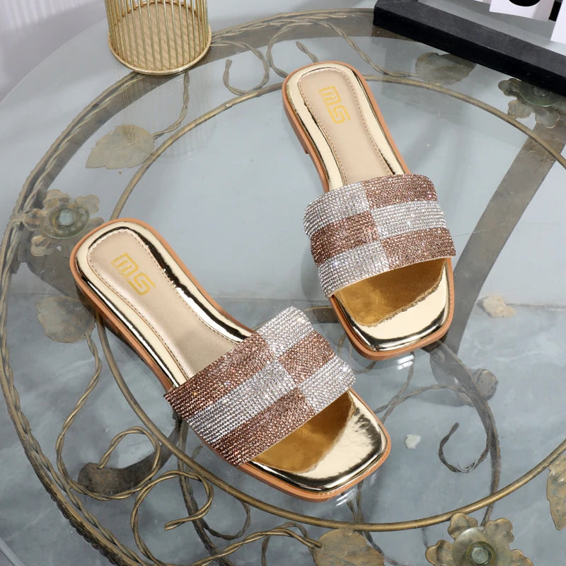 Black Luxury Slides
